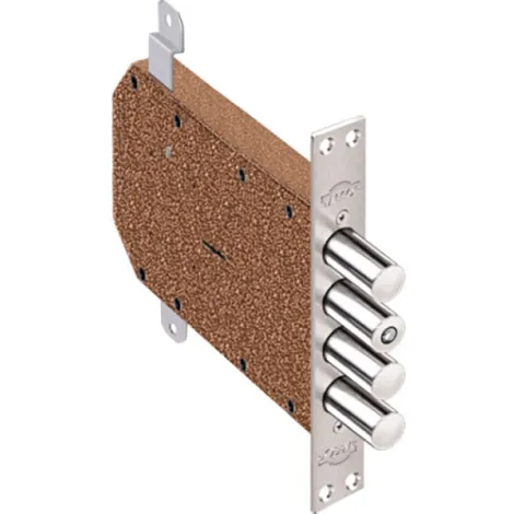 Замок врезной Elbor (Эльбор) сувальдный Сапфир 1.09.06 с тягами, 5 кл. /22442/