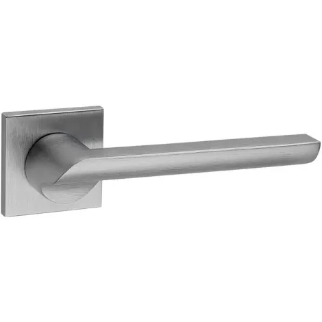 Дверная ручка на квадратном основании Punto 1205/213 F05 матовый хром