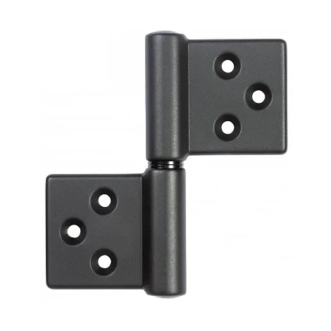 Петля накладная без врезки универсальная разборная Fratelli Cattini 143T 38-35 NM матовый черный