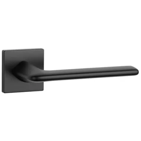 Дверная ручка на квадратном основании APRILE LILA Q 7S BK черный