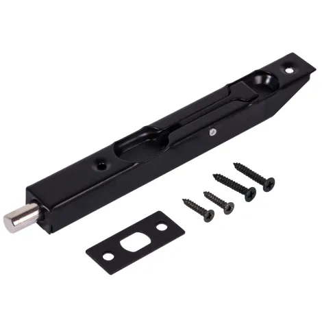 Упор дверной торцевой Fuaro RIGEL16-140 (FB 140-16) BL-24 черный