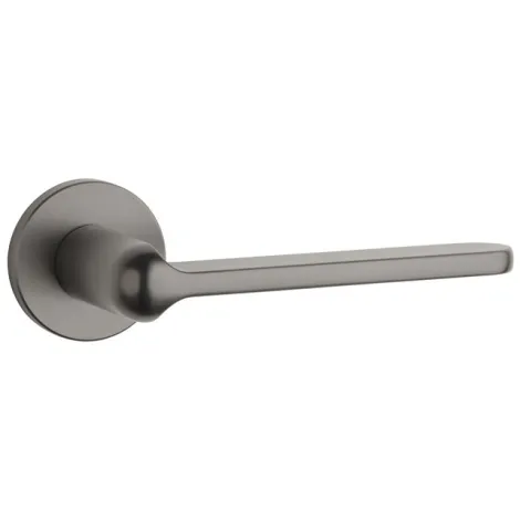 Дверная ручка на круглом основании Aprile Lorenza R GYM графит