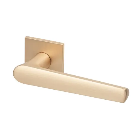 Дверная ручка на квадратном основании Armadillo K.YM.VANILLA FSG-39 флорентийское золото