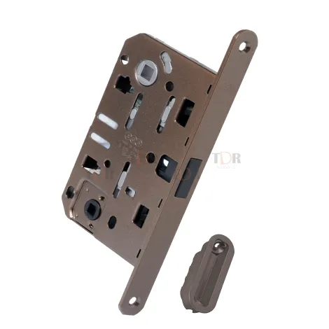 Замок магнитный AGB MEDIANA POLARIS B06102.50.22.640 с ответной планкой красная бронза