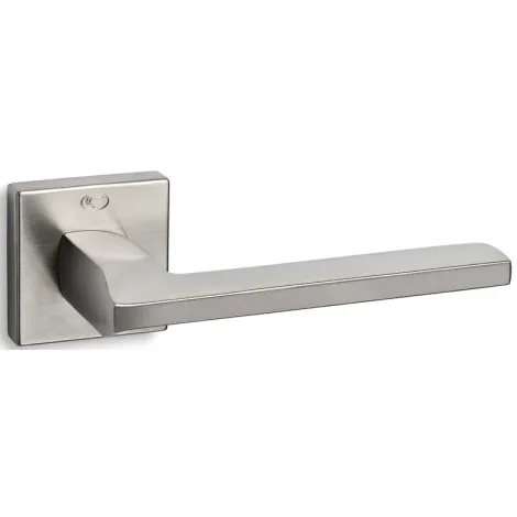 Дверная ручка на квадратном основании основании CONVEX (Греция) 1105-матовый никель