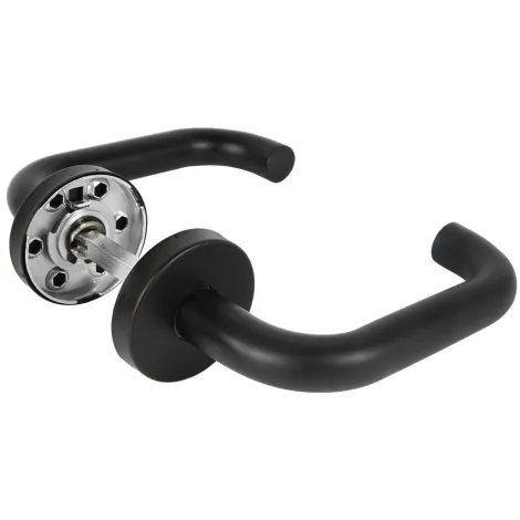 Ручка Fuaro раздельная R.DSS201-0203/19 (DSS-0203/19) INOX 201 black