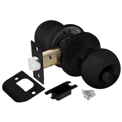 Ручка защелка Ajax (Аякс) DK682 BL-BK (6082 BL-B) (фик.) черный