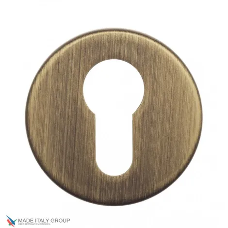 Накладка под цилиндр на круглом основании Fratelli Cattini CYL 7-BY матовая бронза 2 шт.