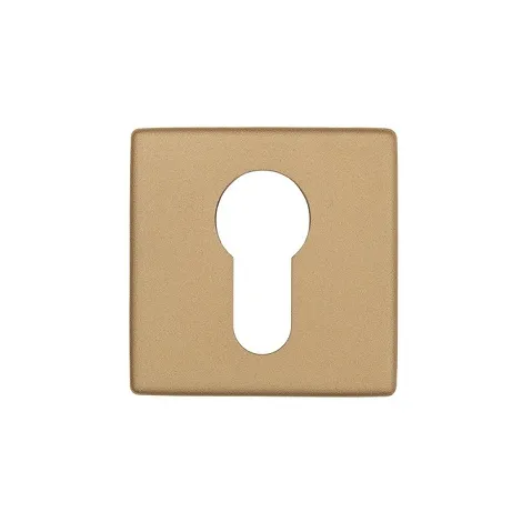 Накладка под цилиндр на квадратном основании Fratelli Cattini CYL 8FS-KD золото крайола 2 шт.