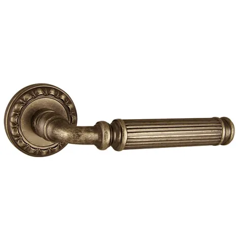 Дверная ручка на круглом основании Punto R.MT53.BELLAGIO (BELLAGIO MT) OB-13 античная бронза