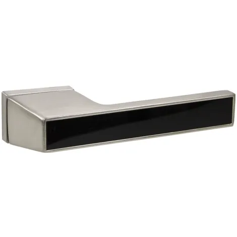 Ручка Fuaro раздельная LM/Z K.QS52.TITAN SN/BL-3 никель/черный