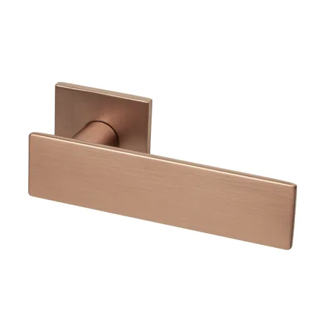 Дверная ручка на квадратном основании Armadillo K.YM.CASTELLA AC-9 медь