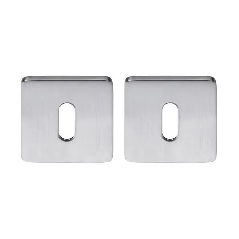 Накладка под ключ Буратино на квадратном основании Colombo BT 13 BB матовый хром