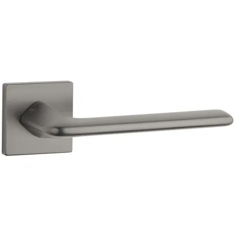 Дверная ручка на квадратном основании APRILE LILA Q 7S GYM графит