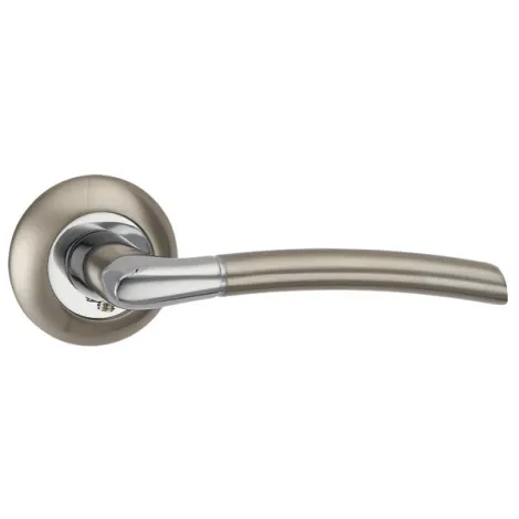 Дверная ручка на круглом основании Punto R.TL54.ARDEA (ARDEA TL) SN/CP-3 матовый никель/хром