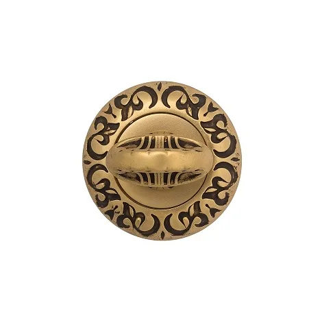 Фиксатор поворотный на круглом основании Venezia WC-4 D4 французское золото + коричневый