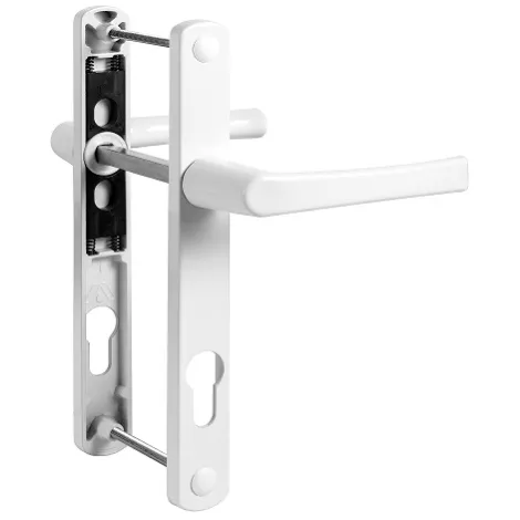 Дверная ручка на планке Punto HANDLE.85.25.67-75 RAL 9016 белый