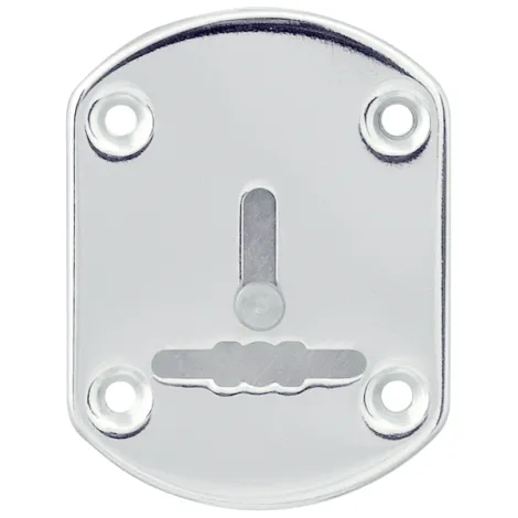 Декоративная накладка Punto ESC021/1-SS (нержавейка) на сув. замок со шторкой (1 шт.) тех.упак.