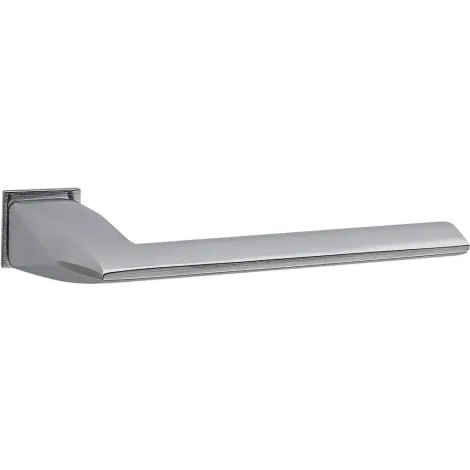 Дверная ручка на круглом основании Fimet Pura Mini 1352/243 F05 матовый хром