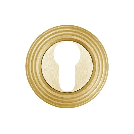 Накладка дверная под цилиндр на круглом основании Venezia CYL-1 D8 французское золото 2 шт.
