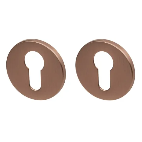 накладка под цилиндр на круглом основании Armadillo  ET.R.YM AC-9 медь