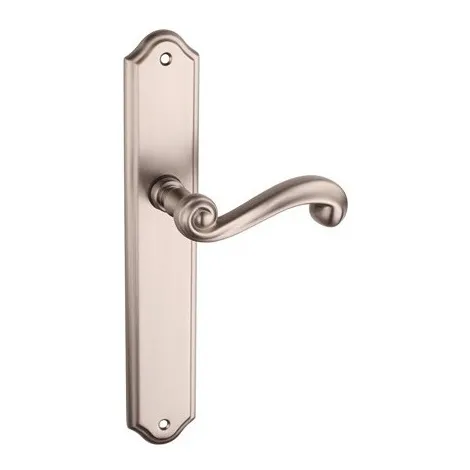 Дверная ручка Tupai на планке 704 S-142 никель шлифованный