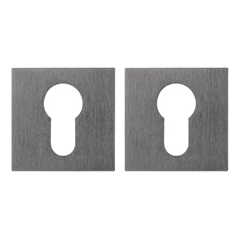 Накладка под цилиндр на квадратном основании Fimet 201 F05 хром матовый