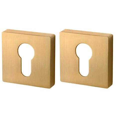 Накладка под цилиндр на квадратном основании Armadillo ET USQ FSG флорентийское золото