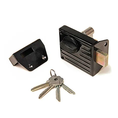 Замок накладной Zenit ЗН1-2.1 (черный)