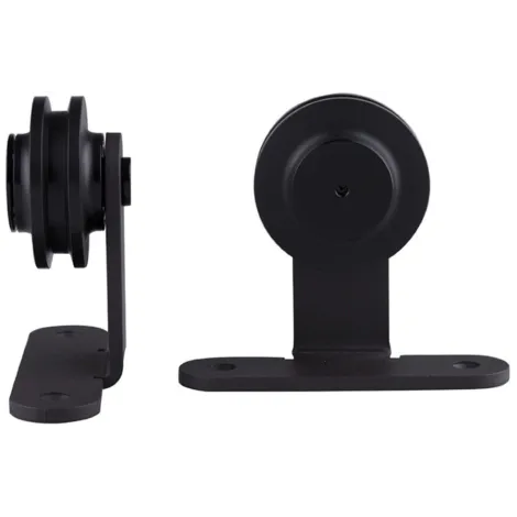 Комплект роликов для раздвижных дверей амбарного типа Лофт А-4 черный муар