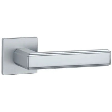 Дверная ручка на квадратном основании APRILE RAFLESIA Q 7S SC матовый хром