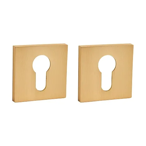 Накладка под цилиндр Ajax ET.K.JS51 (ET JS) SSG-39 сатинированное золото