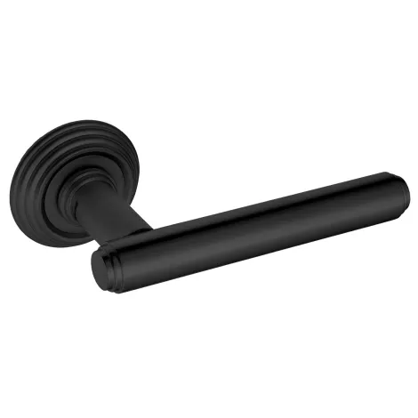 Дверная ручка на круглом основании Venezia \"EXA\" D8 черный