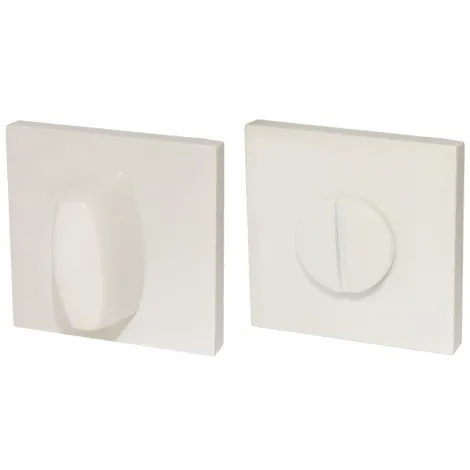 Фиксатор поворотный на квадратном основании Armadillo WC-BOLT BK6 USS WH-19 белый