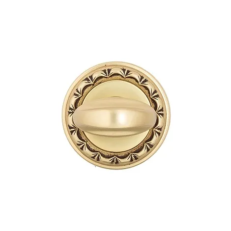 Фиксатор поворотный на круглом основании Venezia WC-2 D2 французское золото + коричневый