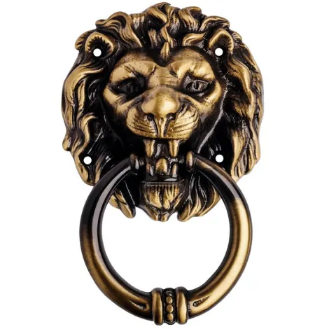 Дверная стучалка Pasini 0940 Testa Leone бронза