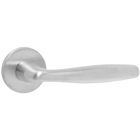 Дверная ручка на круглом основании Punto R.ARC.R52.FORTUNA SSC-16 сатинированный хром