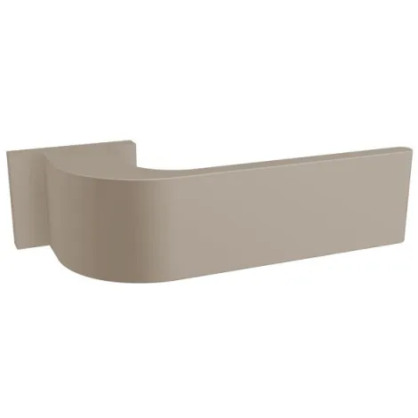 Дверная ручка на прямоугольном основании Fratelli Cattini \"CLO\" 6-NI матовый никель