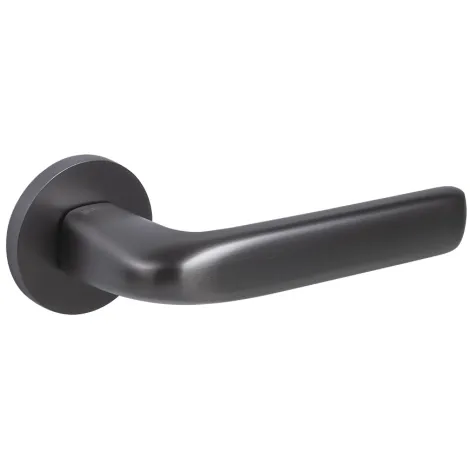 Дверная ручка на круглом основании Fuaro R.RLR52.PRIDE GR-23 графит