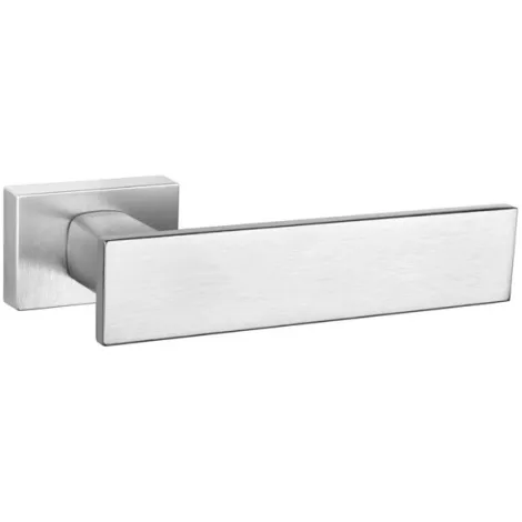 Дверная ручка Tupai на прямоугольном основании Linha 2730 RT-96 матовый хром