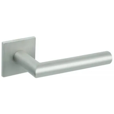 Дверная ручка Tupai на квадратном основании 4152 Q 5S-142 никель шлифованный