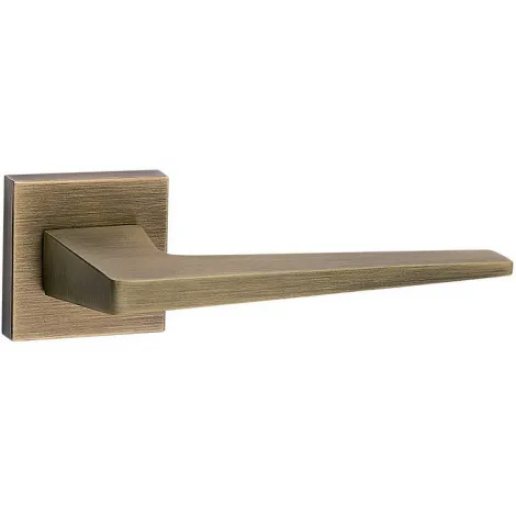 Дверная ручка на квадратном основании Fimet Flake 1355/201 F43 сатинированная бронза