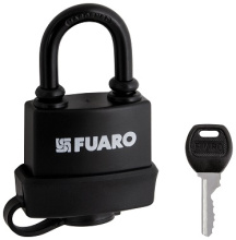 Замок Fuaro навесной PL-WEATHER-3640 Black 3key (PL-3640) англ.