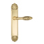 Дверная ручка Venezia \"CASANOVA\" на планке PL87 полированная латунь