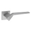 Дверная ручка на квадратном основании Origami 1210/213 F05 матовый хром