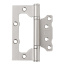 Петля без врезки универсальная Hinge 100-2BB FH MSN никель