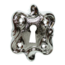 Накладка на квадратном основании под ключ Буратино Linea Cali 091 CR хром глянцевый