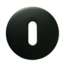 Накладка под ключ Буратино Linea Cali 023 VE черный матовый