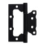 Петля без врезки универсальная Hinge 100-2BB FH MB черный