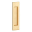 Ручка для раздвижных дверей на прямоугольном основании APRILE 7039 GOLD SATIN матовое золото